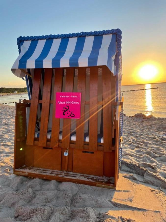 Albert-Inn-Glowe - Barrierefrei & 3 Schlafzimmer & Coworking & Strandkorb-Saisonal & Sauna Im Haus & Fahrraeder Buitenkant foto